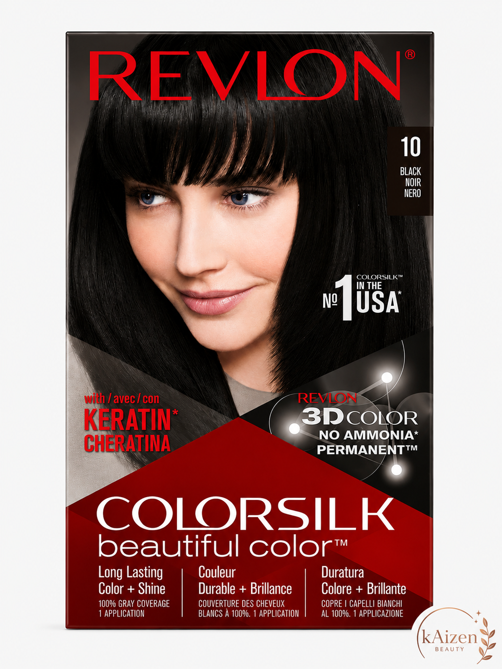REVLON ColorSilk Beautiful Color Hair Color – 10 Black