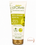 Dalan d'Olive Nourishing Cream with Organic Olive Oil 95% – 250 mL