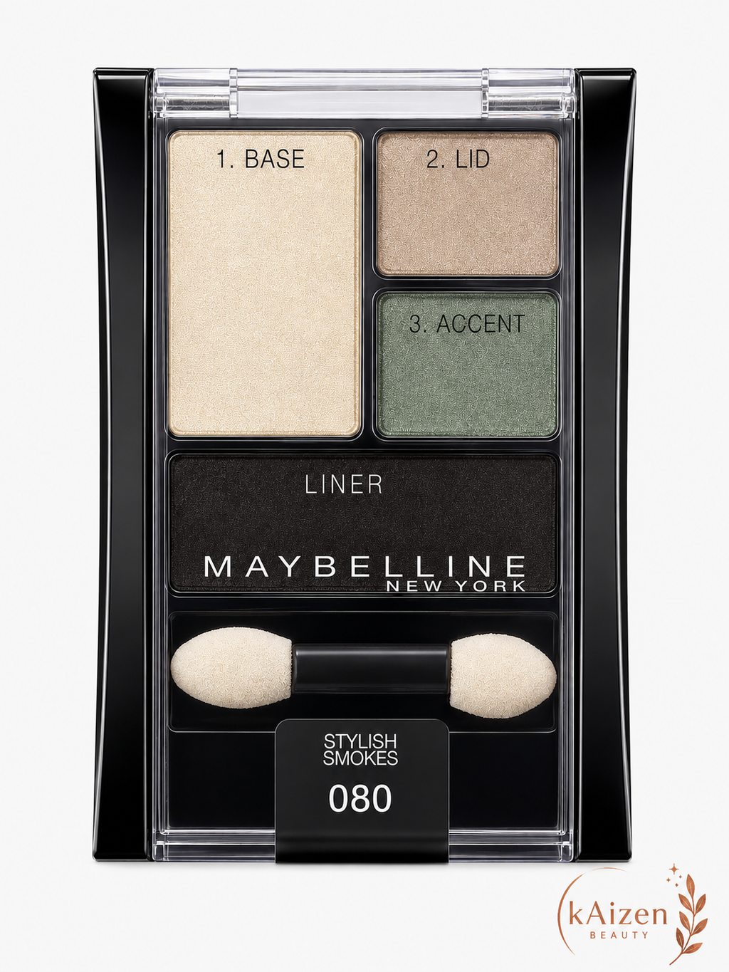 Maybelline Expert Wear Eyeshadow Quad – Stylish Smokes (080)