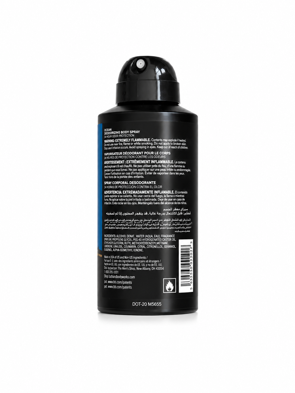 Bath & Body Works Men's Collection – Ocean Deodorizing Body Spray