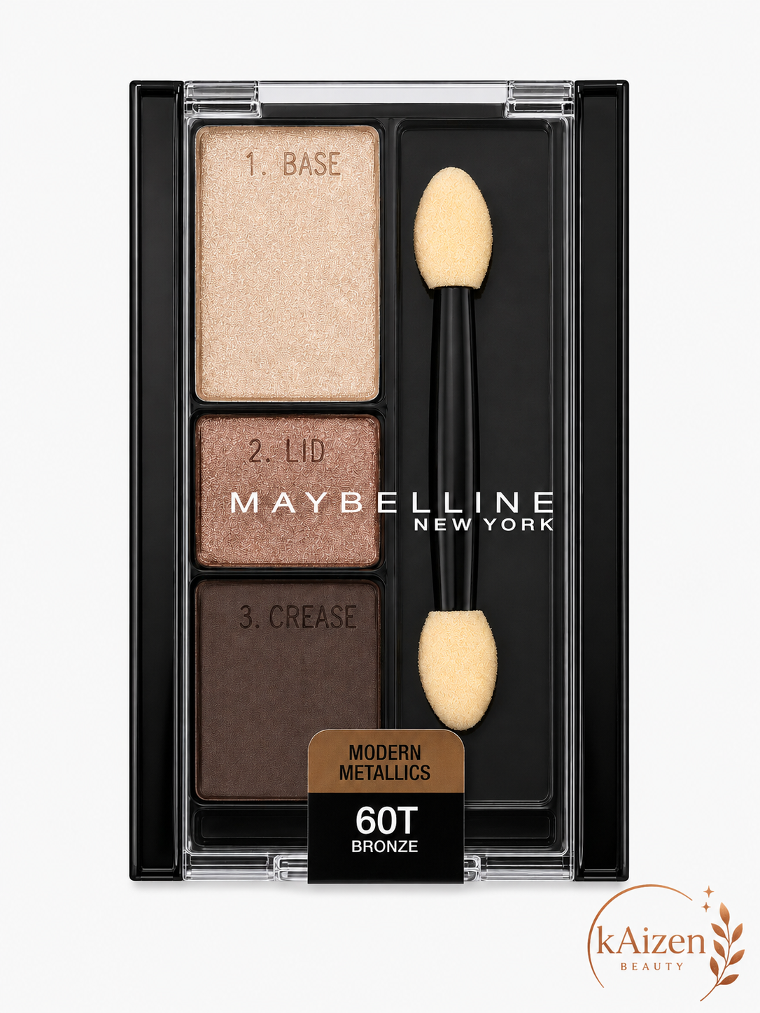 Maybelline Expert Wear Eyeshadow Trio – Bronze Haze (60T)
